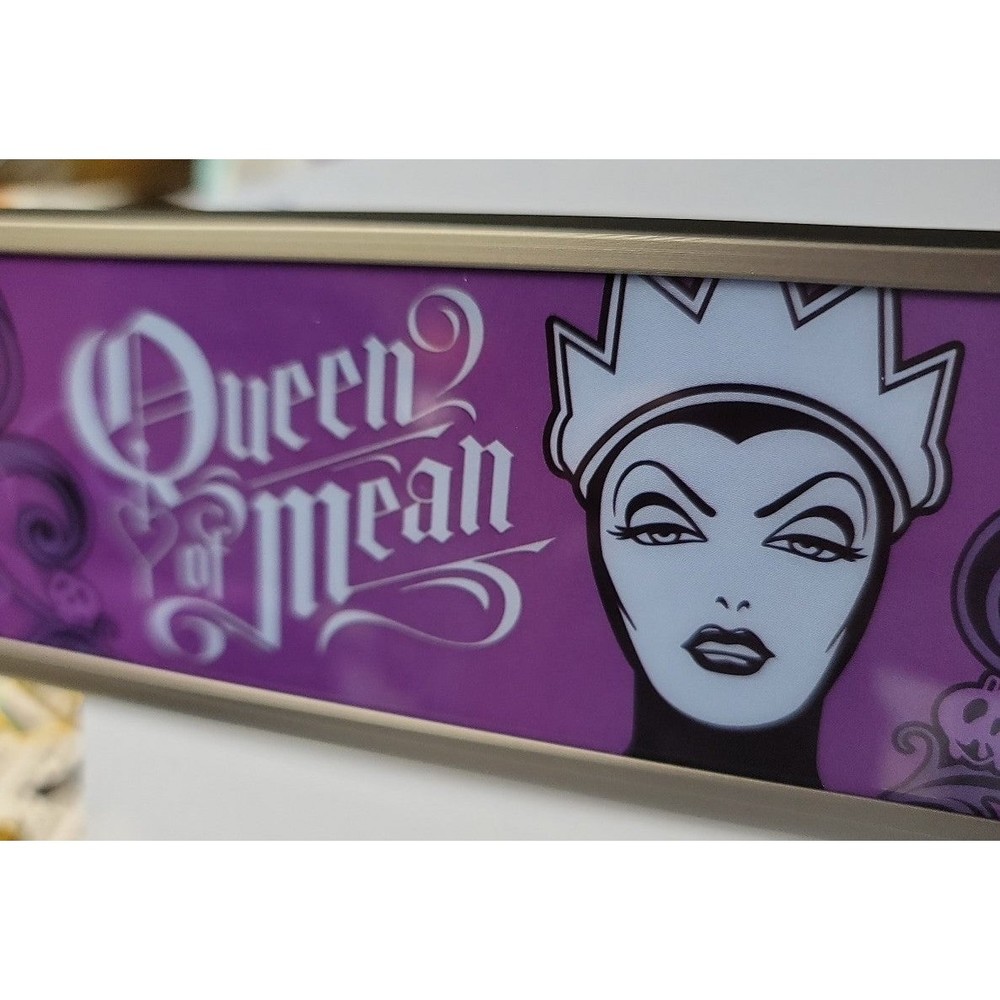 Disneyparks Queen of mean , Evil Queen desk plaque.